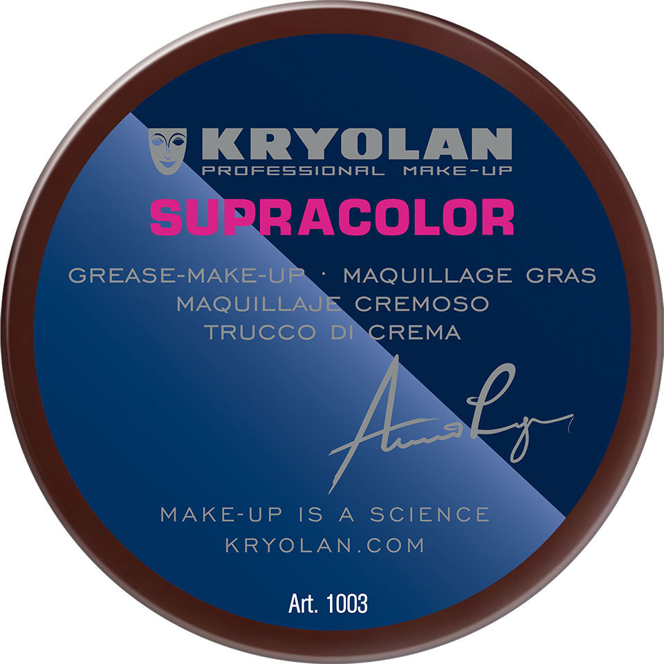 KRYOLAN Supracolor Buntfarben 046 – deckende Creme Foundation, 55ml, Dose geschlossen