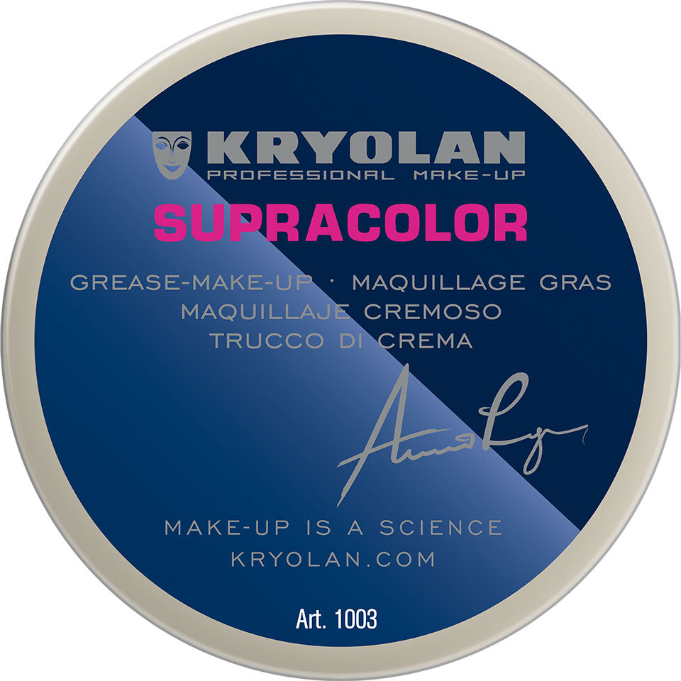 KRYOLAN Supracolor Buntfarben 074 – deckende Creme Foundation, 55ml, Dose geschlossen