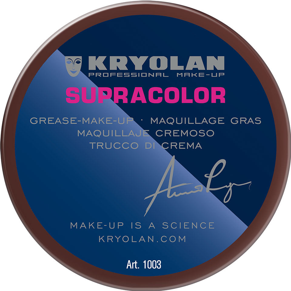 KRYOLAN Supracolor Buntfarben 103 – deckende Creme Foundation, 55ml, Dose geschlossen