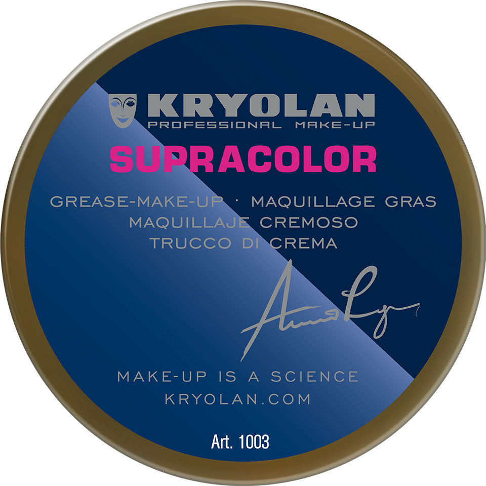 KRYOLAN Supracolor Buntfarben 502 – deckende Creme Foundation, 55ml, Dose geschlossen