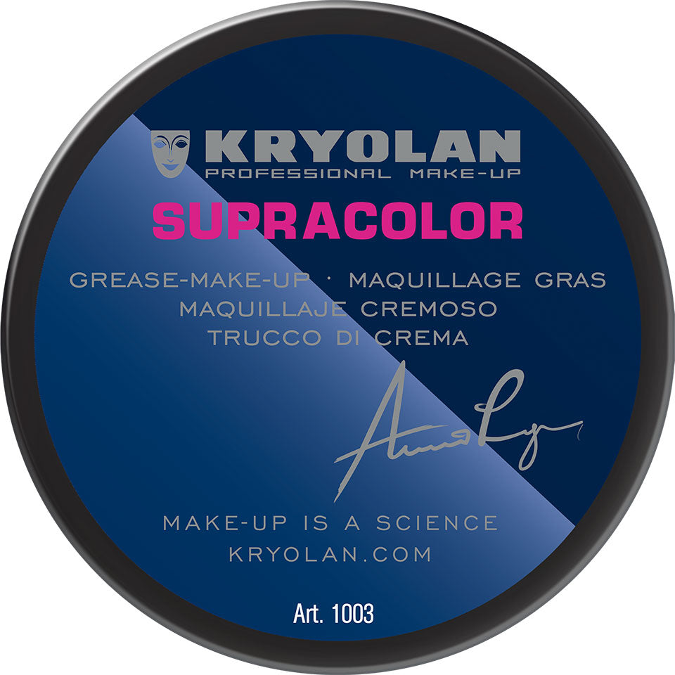KRYOLAN Supracolor Buntfarben beard stipple – deckende Creme Foundation, 55ml, Dose geschlossen