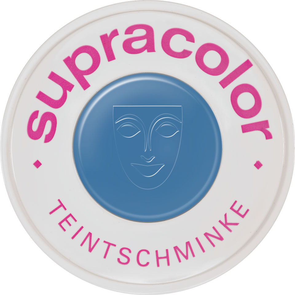 KRYOLAN Supracolor Buntfarben blue10 – Hochpigmentierte Cremefarbe, 30ml, Dose geschlossen