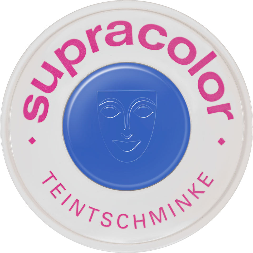 KRYOLAN Supracolor Buntfarben blue3 – Hochpigmentierte Cremefarbe, 30ml, Dose geschlossen