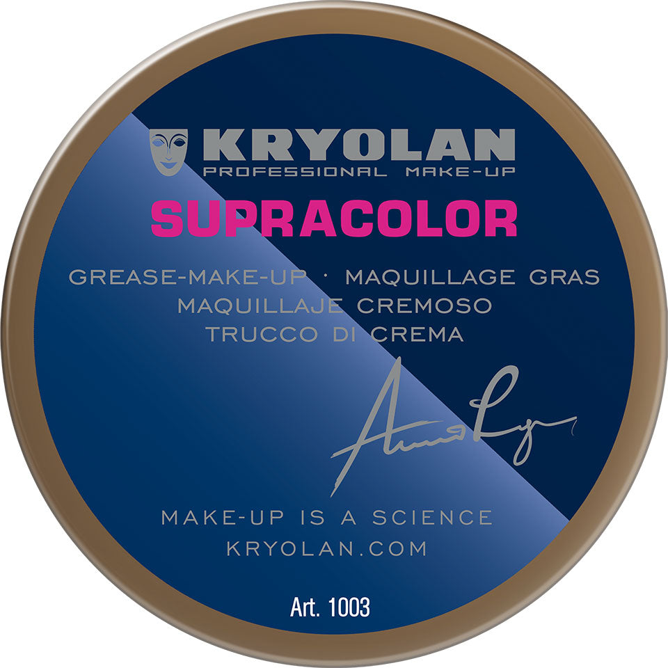 KRYOLAN Supracolor Buntfarben bruise 2 – deckende Creme Foundation, 55ml, Dose geschlossen
