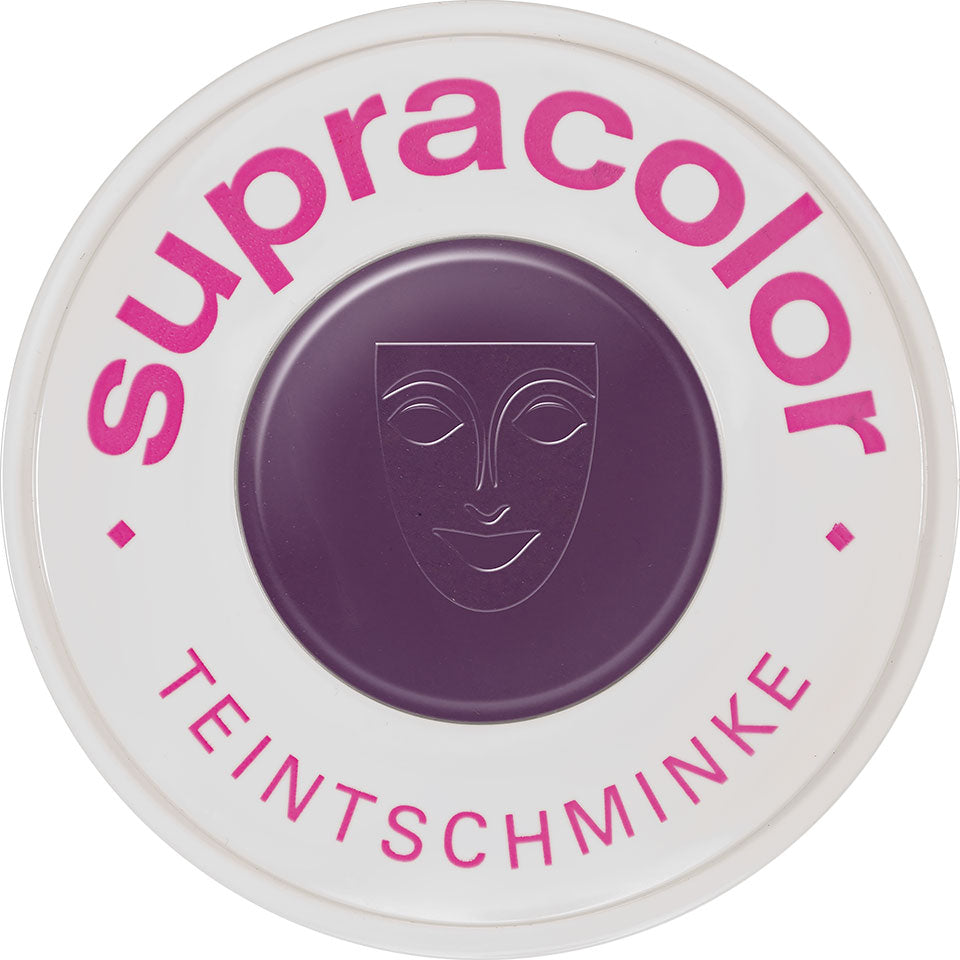 KRYOLAN Supracolor Buntfarben dark purple – Hochpigmentierte Cremefarbe, 30ml, Dose geschlossen