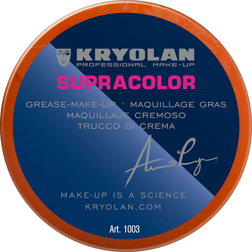 KRYOLAN Supracolor Buntfarben G4 – deckende Creme Foundation, 55ml, Dose geschlossen