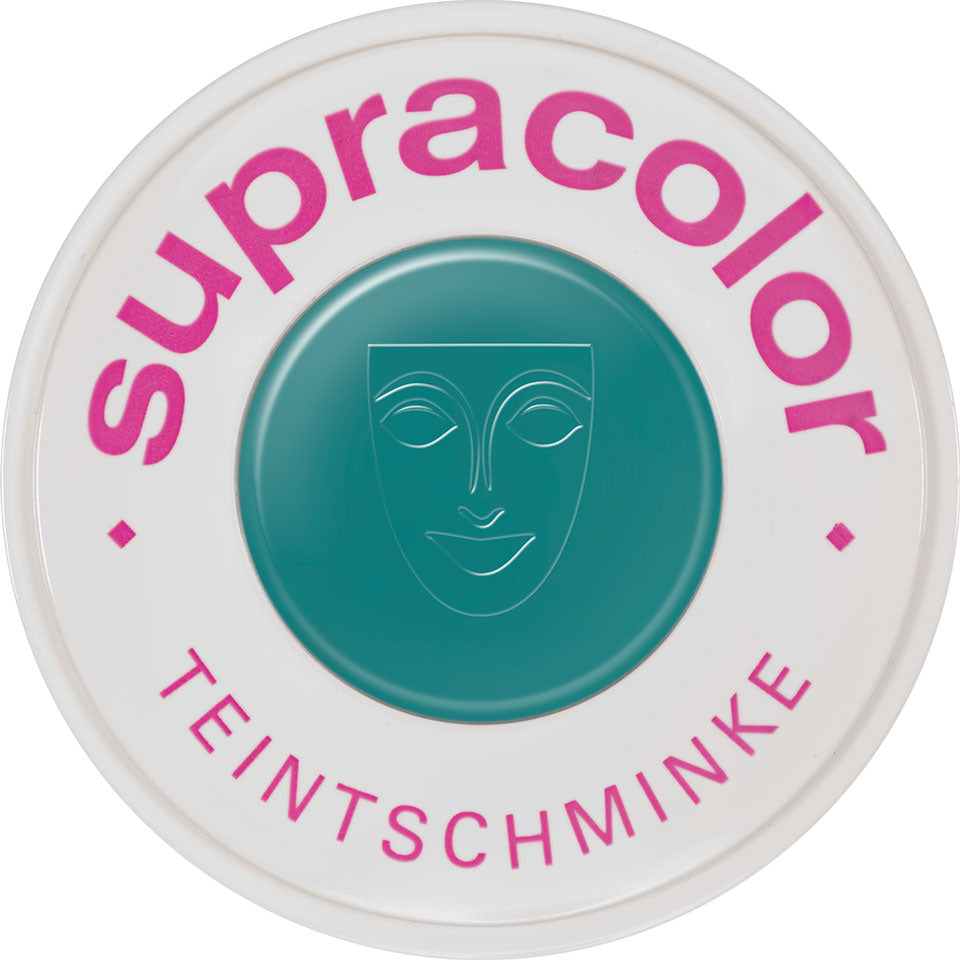 KRYOLAN Supracolor Buntfarben green 21 – Hochpigmentierte Cremefarbe, 30ml, Dose geschlossen