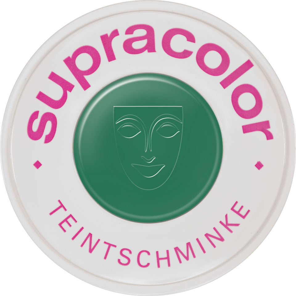 KRYOLAN Supracolor Buntfarben green 42 – Hochpigmentierte Cremefarbe, 30ml, Dose geschlossen