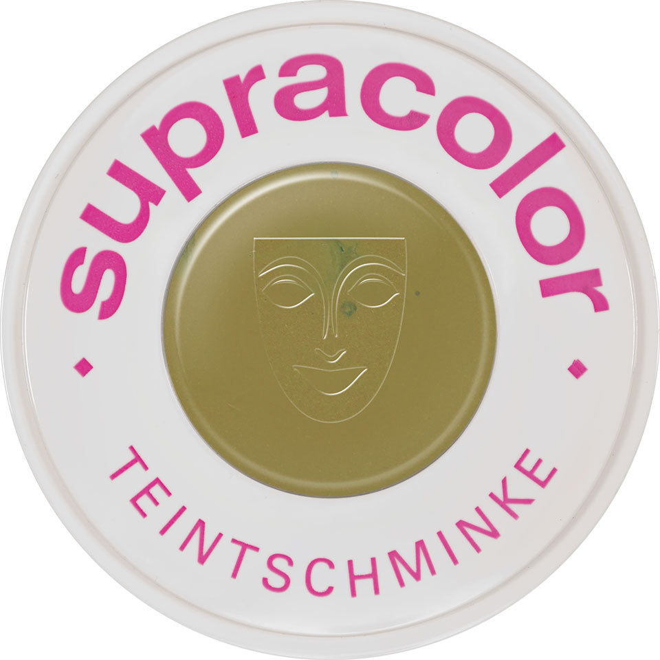 KRYOLAN Supracolor Buntfarben green 9 – Hochpigmentierte Cremefarbe, 30ml, Dose geschlossen