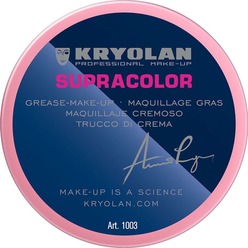 KRYOLAN Supracolor Buntfarben R 26 – deckende Creme Foundation, 55ml, Dose geschlossen