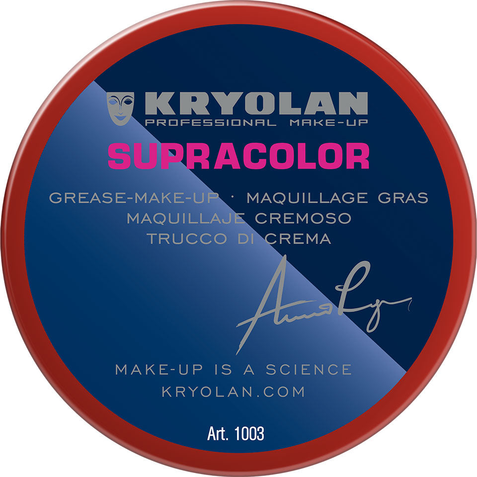 KRYOLAN Supracolor Buntfarben simba red 2 – deckende Creme Foundation, 55ml, Dose geschlossen