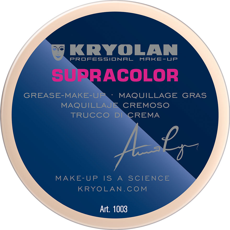KRYOLAN Supracolor Hauttöne 406 – deckende Creme Foundation, 55ml, Dose geschlossen