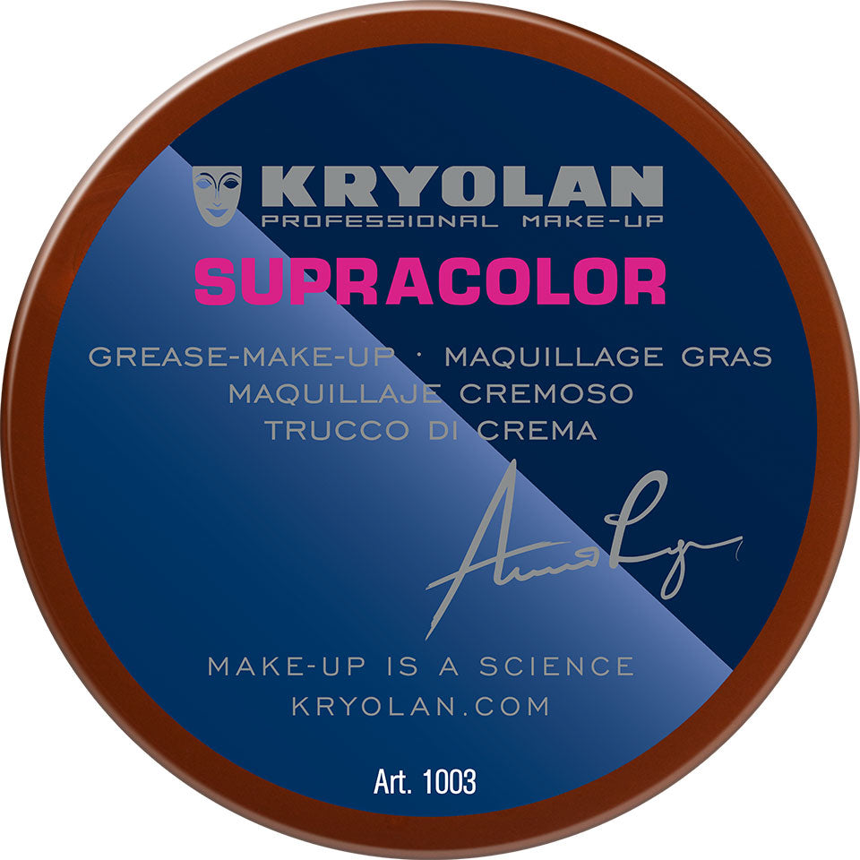 KRYOLAN Supracolor Hauttöne 665 R – deckende Creme Foundation, 55ml, Dose geschlossen