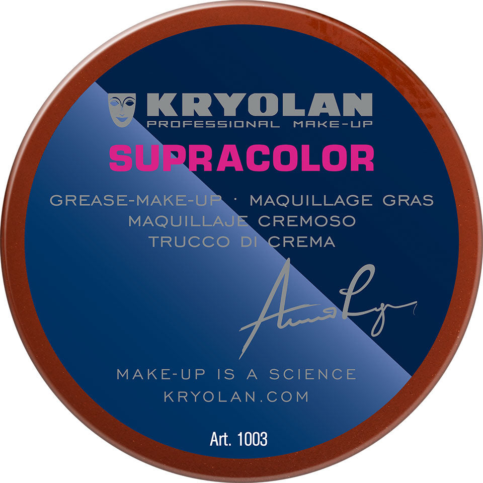 KRYOLAN Supracolor Hauttöne age freckle – deckende Creme Foundation, 55ml, Dose geschlossen