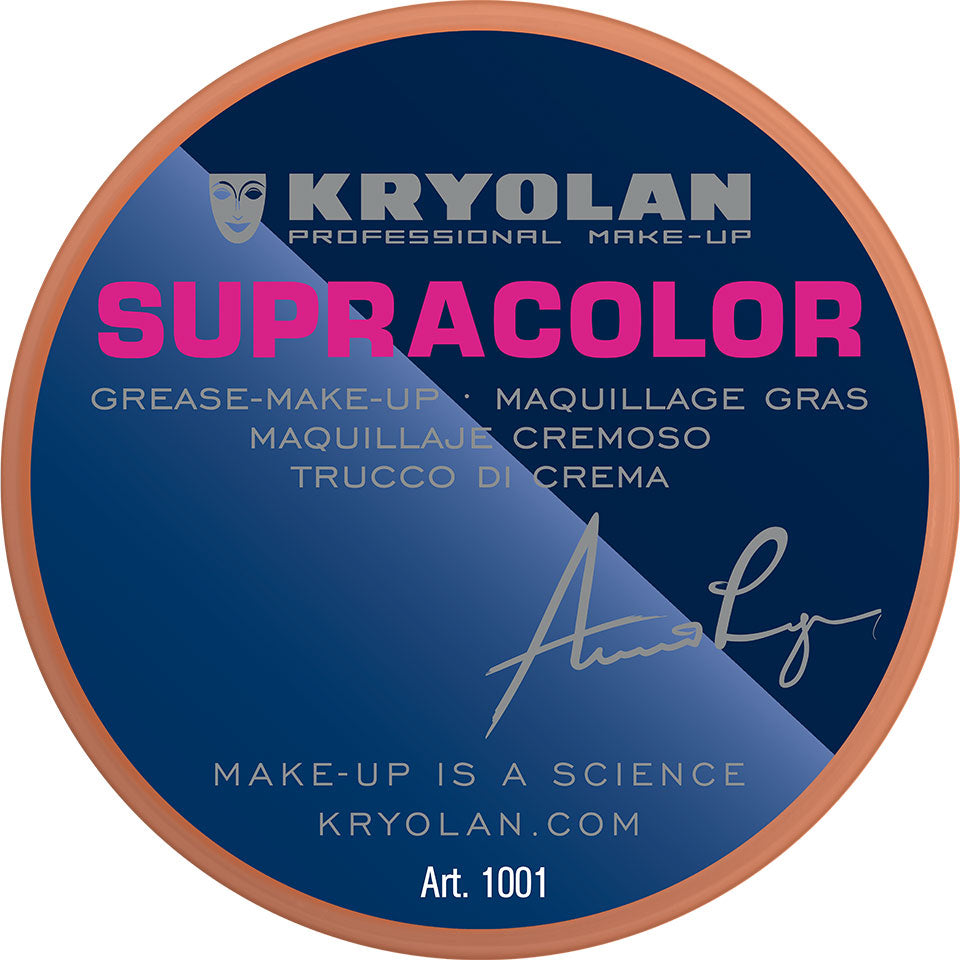 KRYOLAN Supracolor Hauttöne FS 34 – Hochpigmentierte Cremefarben, 8ml, Dose geschlossen