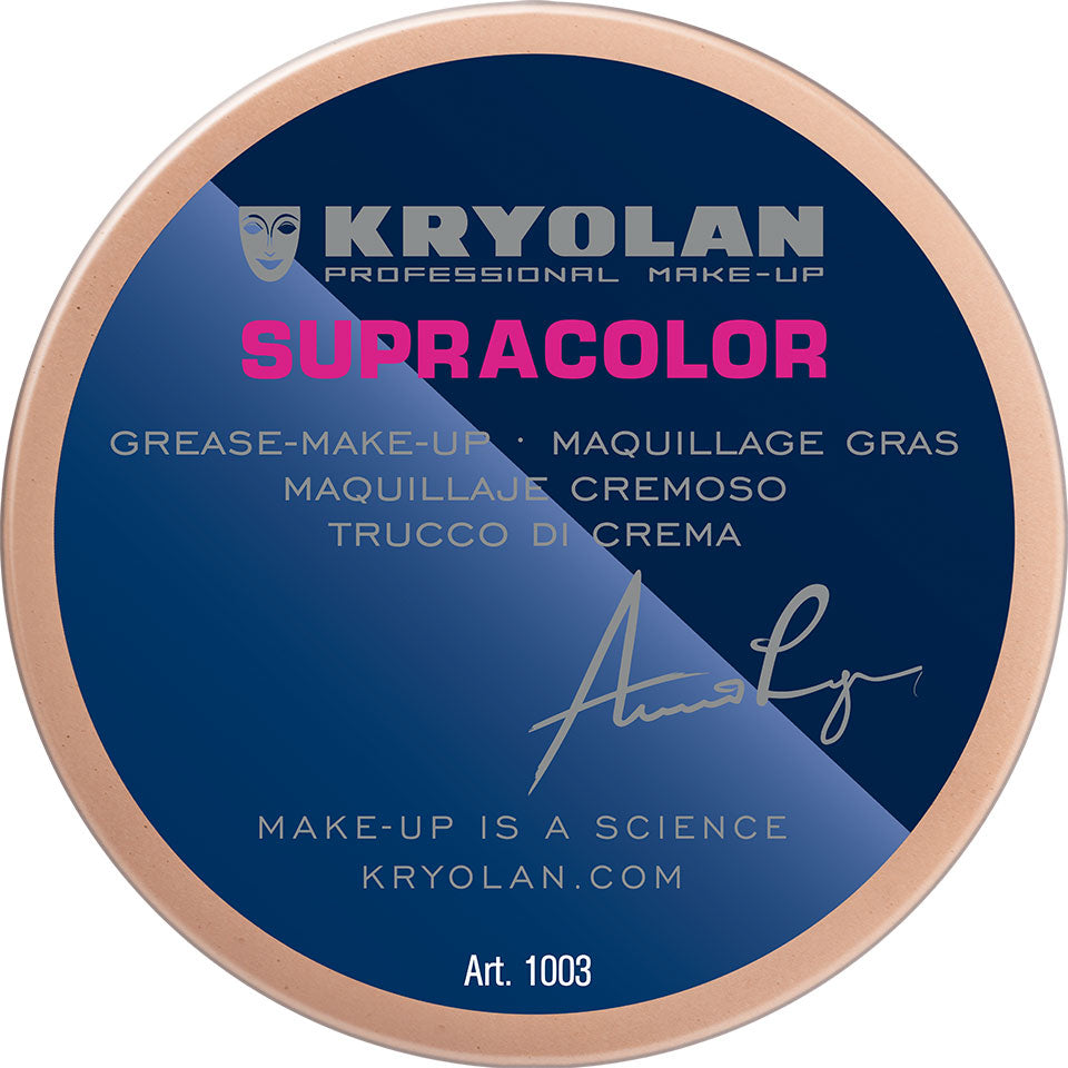KRYOLAN Supracolor Hauttöne FS 46 – deckende Creme Foundation, 55ml, Dose geschlossen
