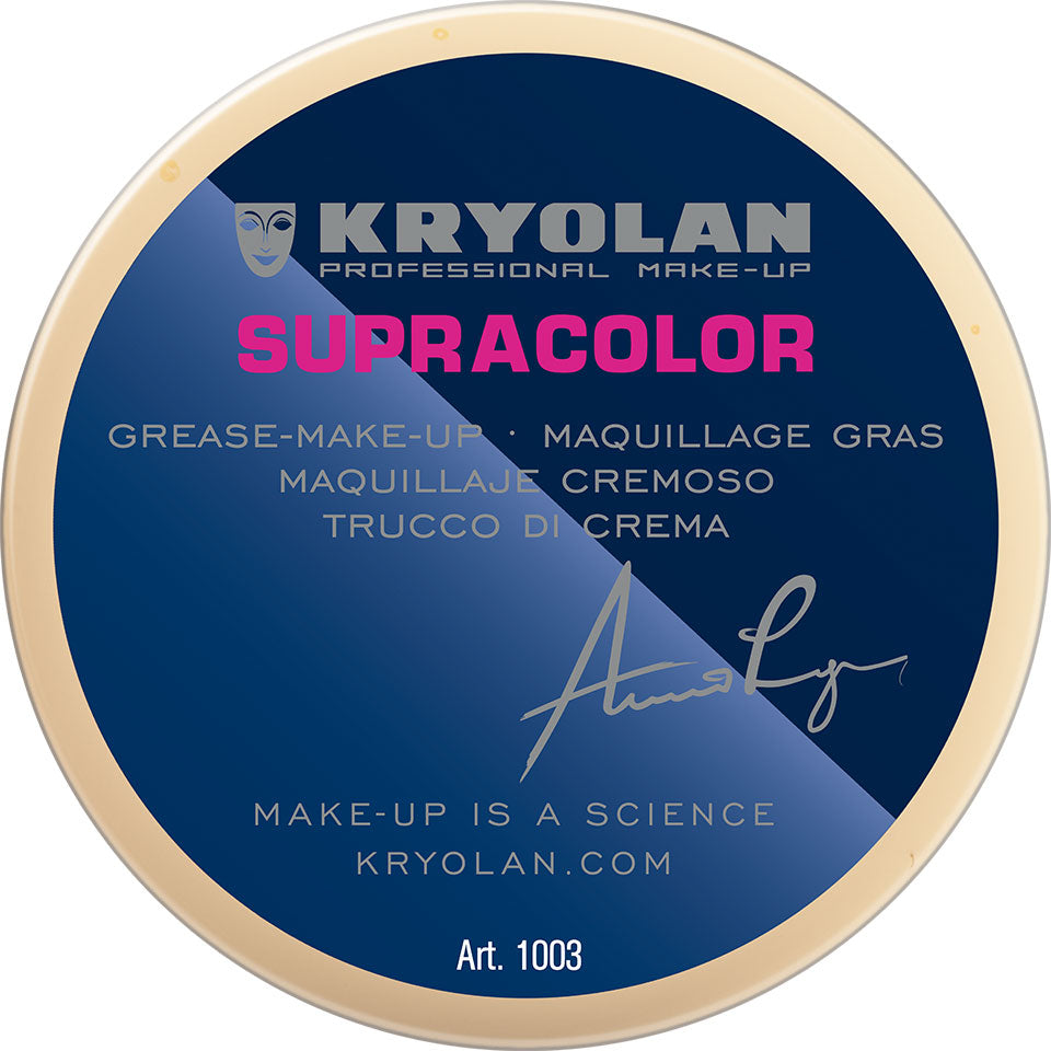 KRYOLAN Supracolor Hauttöne G 9 – deckende Creme Foundation, 55ml, Dose geschlossen