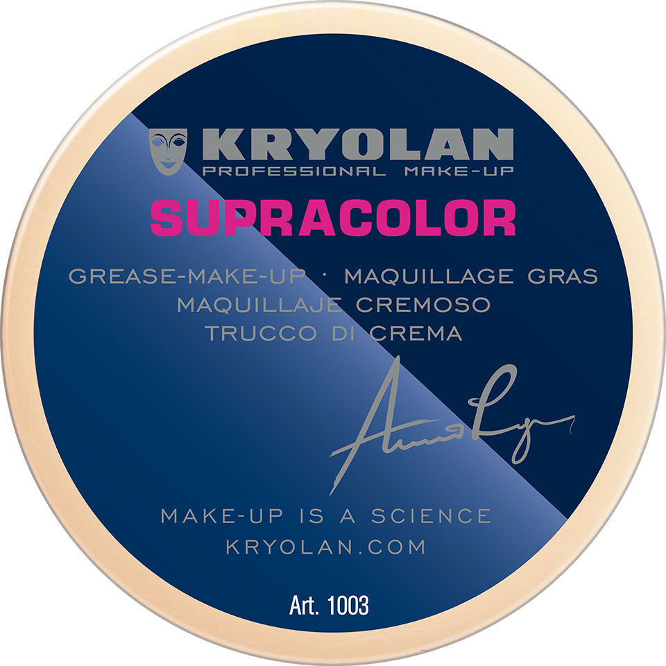 KRYOLAN Supracolor Hauttöne highlight – deckende Creme Foundation, 55ml, Dose geschlossen