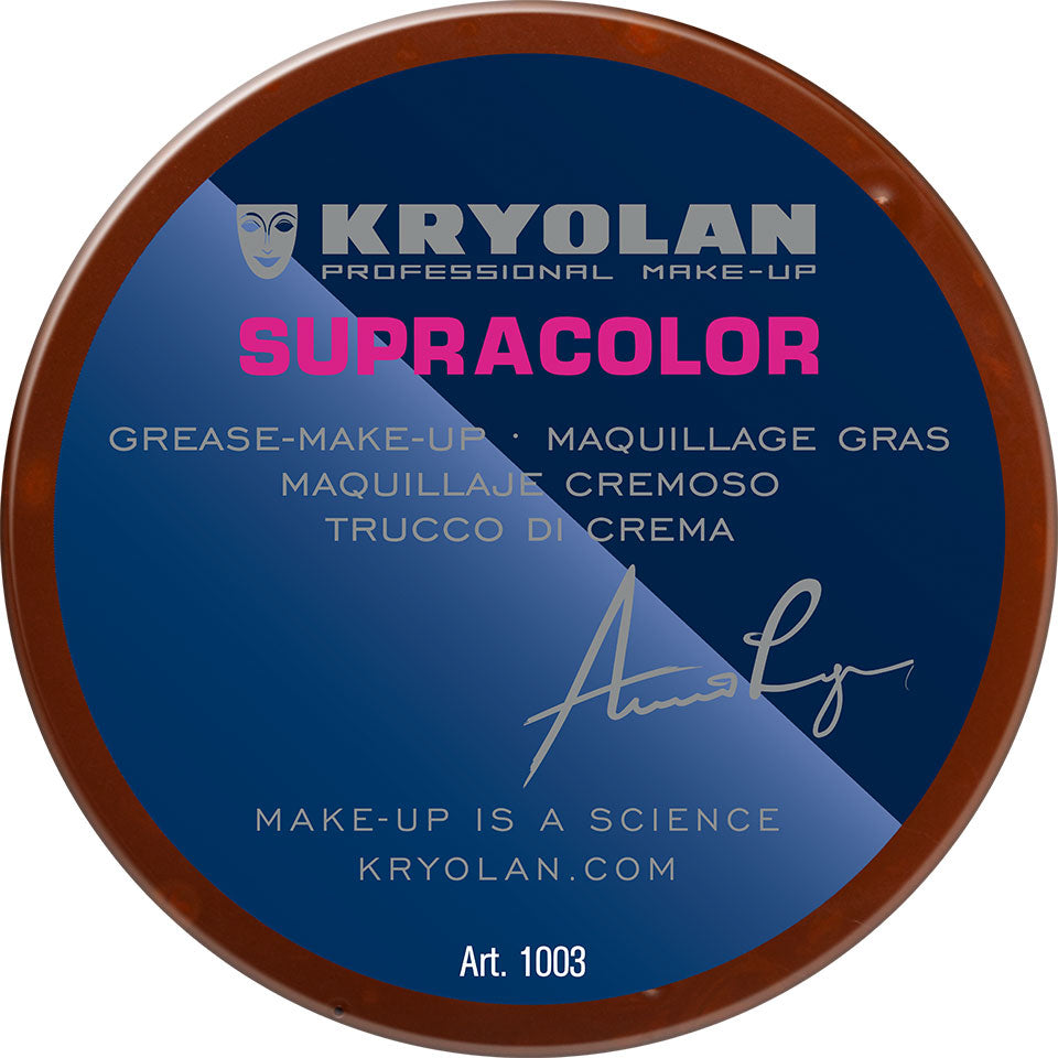 KRYOLAN Supracolor Hauttöne V22 – deckende Creme Foundation, 55ml, Dose geschlossen