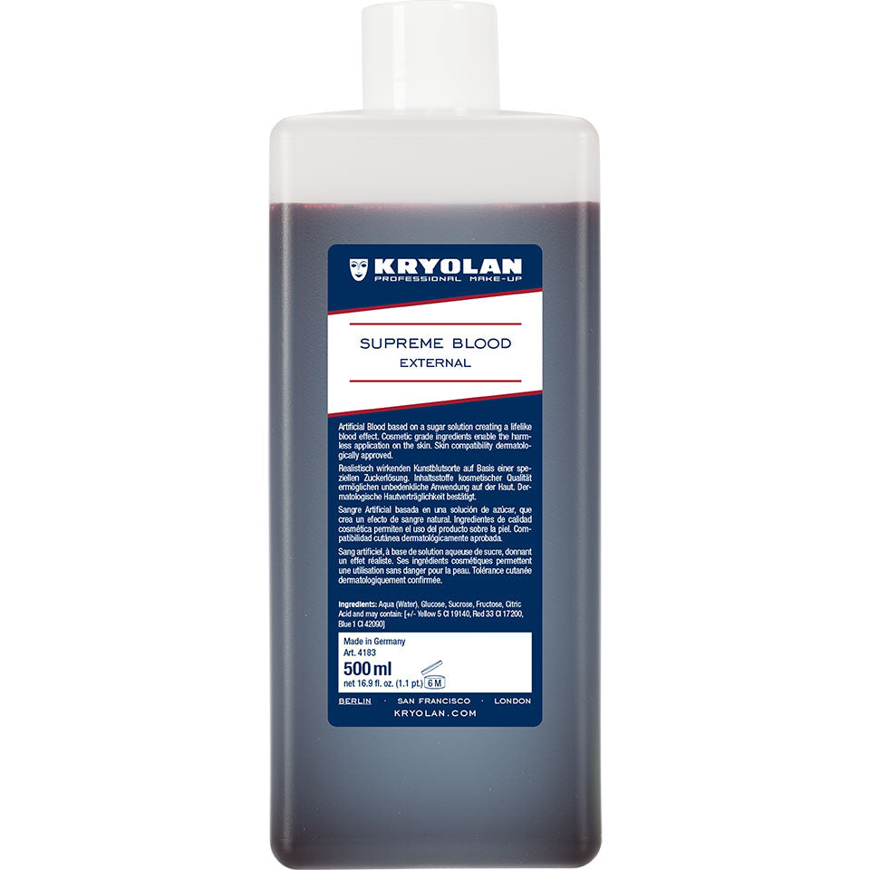 KRYOLAN Supreme Blood External - light – Profi-Kunstblut für SFX, 500ml