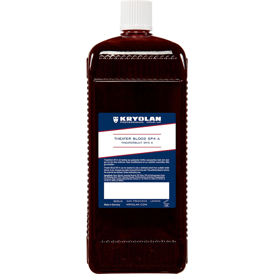 KRYOLAN Theaterblut SP4 A dark – für realistische Bluteffekte, 1000ml