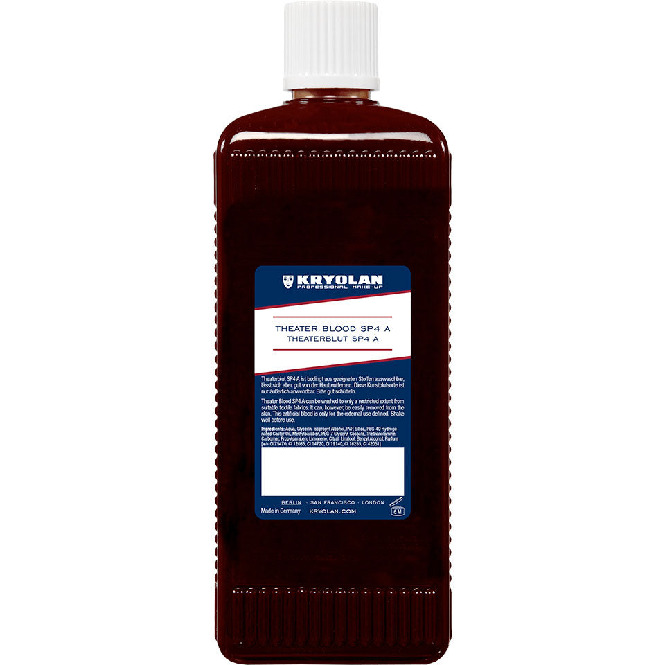 KRYOLAN Theaterblut SP4 A dark – für realistische Bluteffekte, 500ml