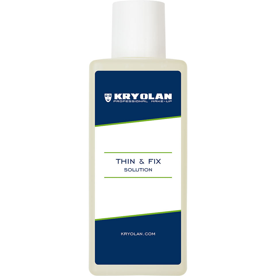 KRYOLAN Thin & Fix Solution – Verdünner, Aktivator & Sealer für FX Color, 200ml