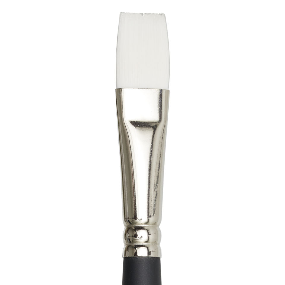 KRYOLAN Training Brush – Synthetikpinsel für Creme & Aquacolor, Größe 12, Detailansicht Pinselkopf