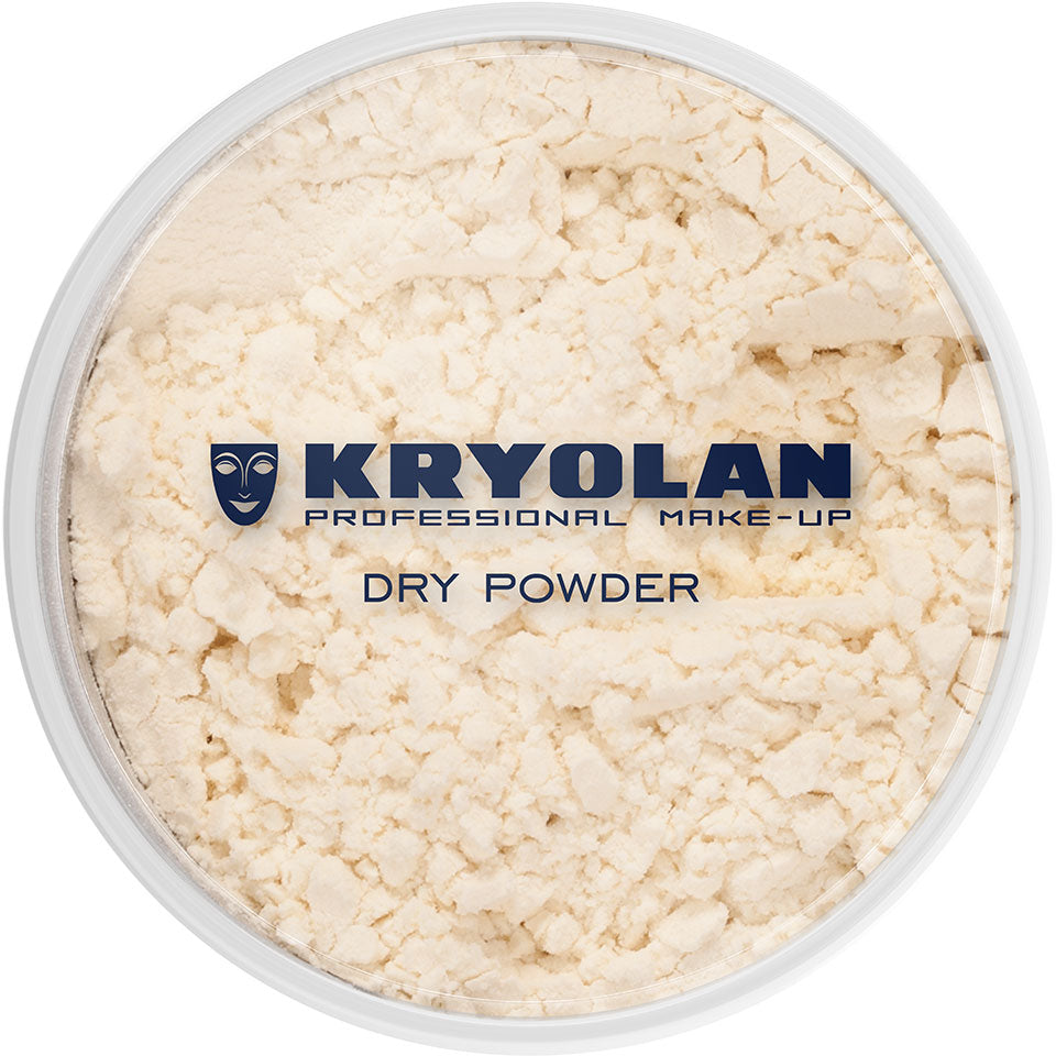 KRYOLAN Trockenpuder TP 3 – Mattierender Fixierpuder, 100g, Dose geschlossen