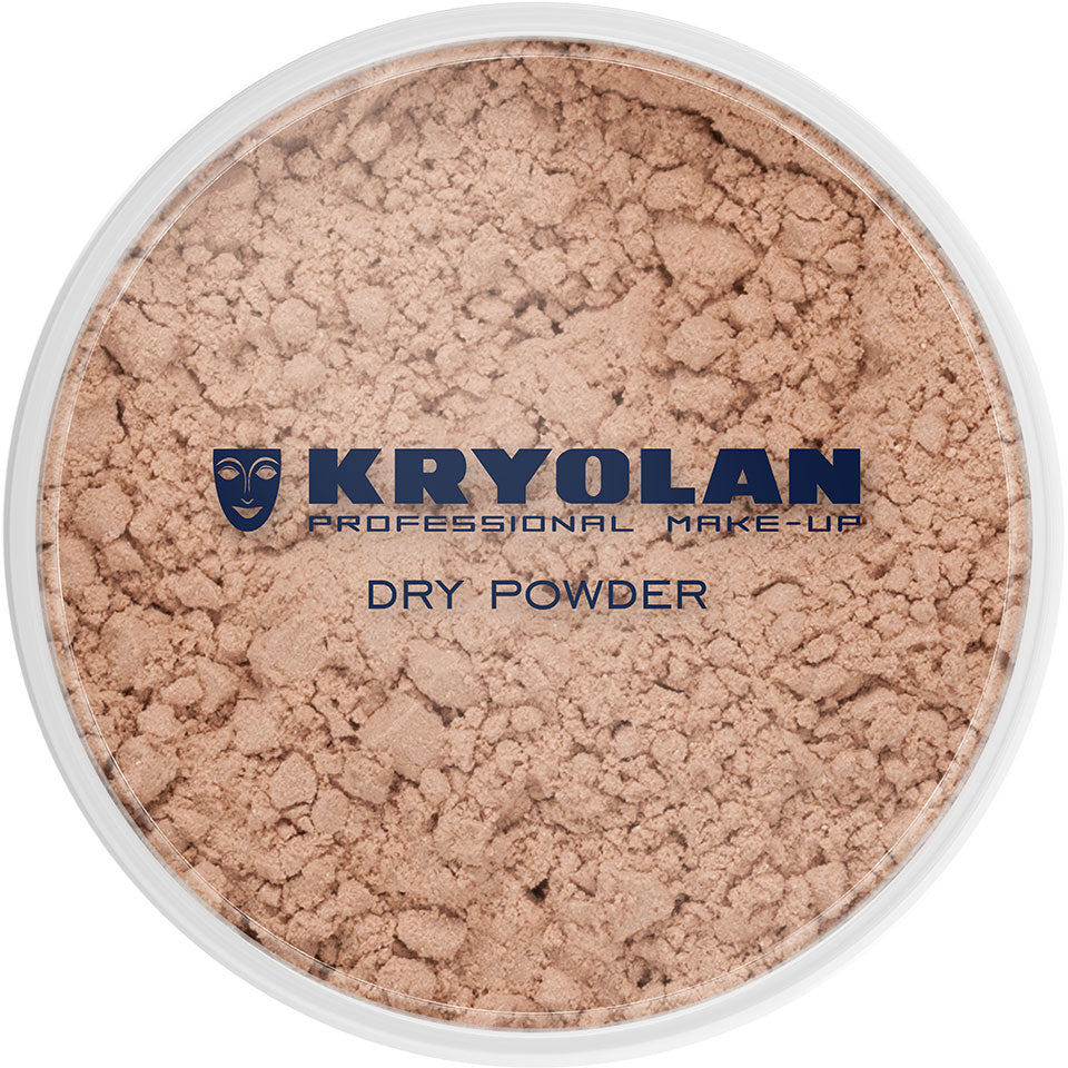 KRYOLAN Trockenpuder TP 4 – Mattierender Fixierpuder, 100g, Dose geschlossen