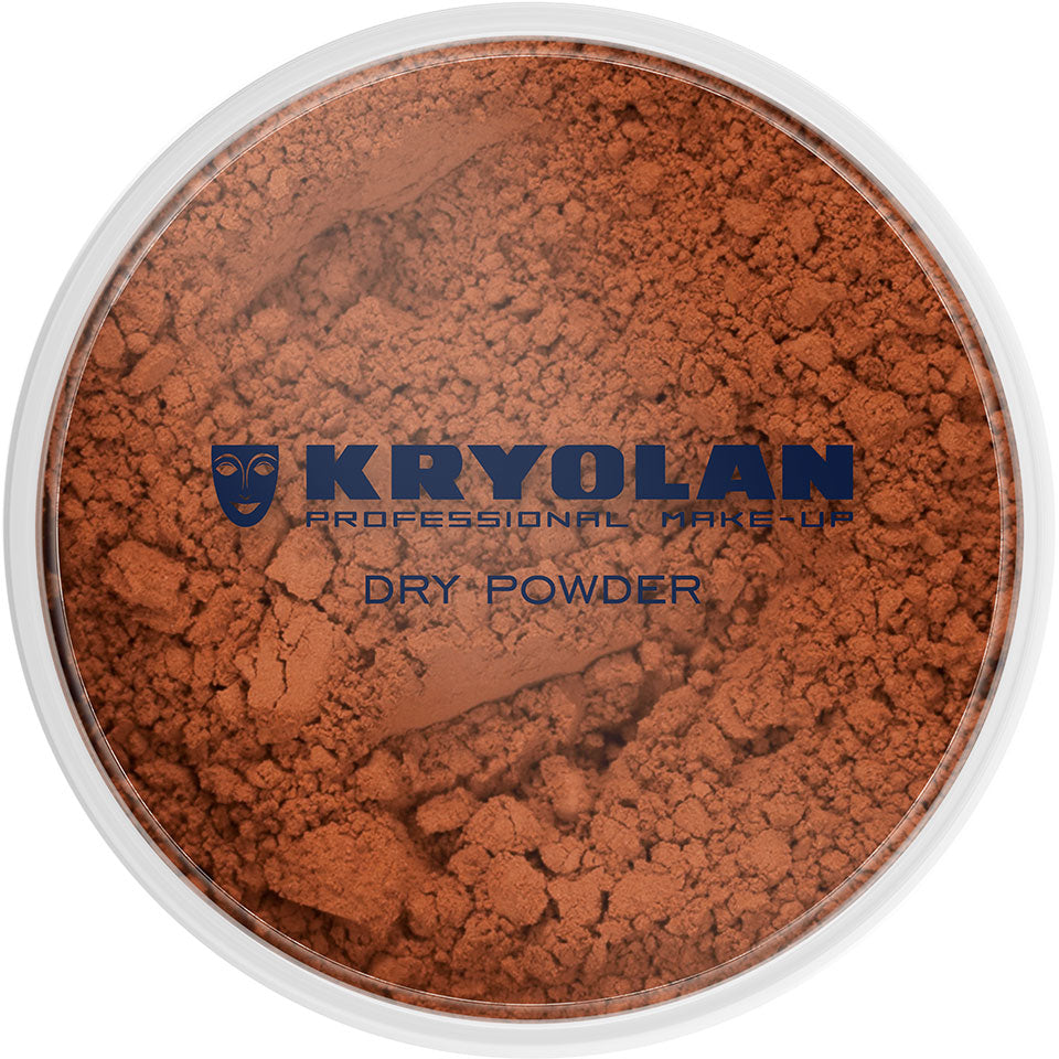 KRYOLAN Trockenpuder TP 43 – Mattierender Fixierpuder, 100g, Dose geschlossen