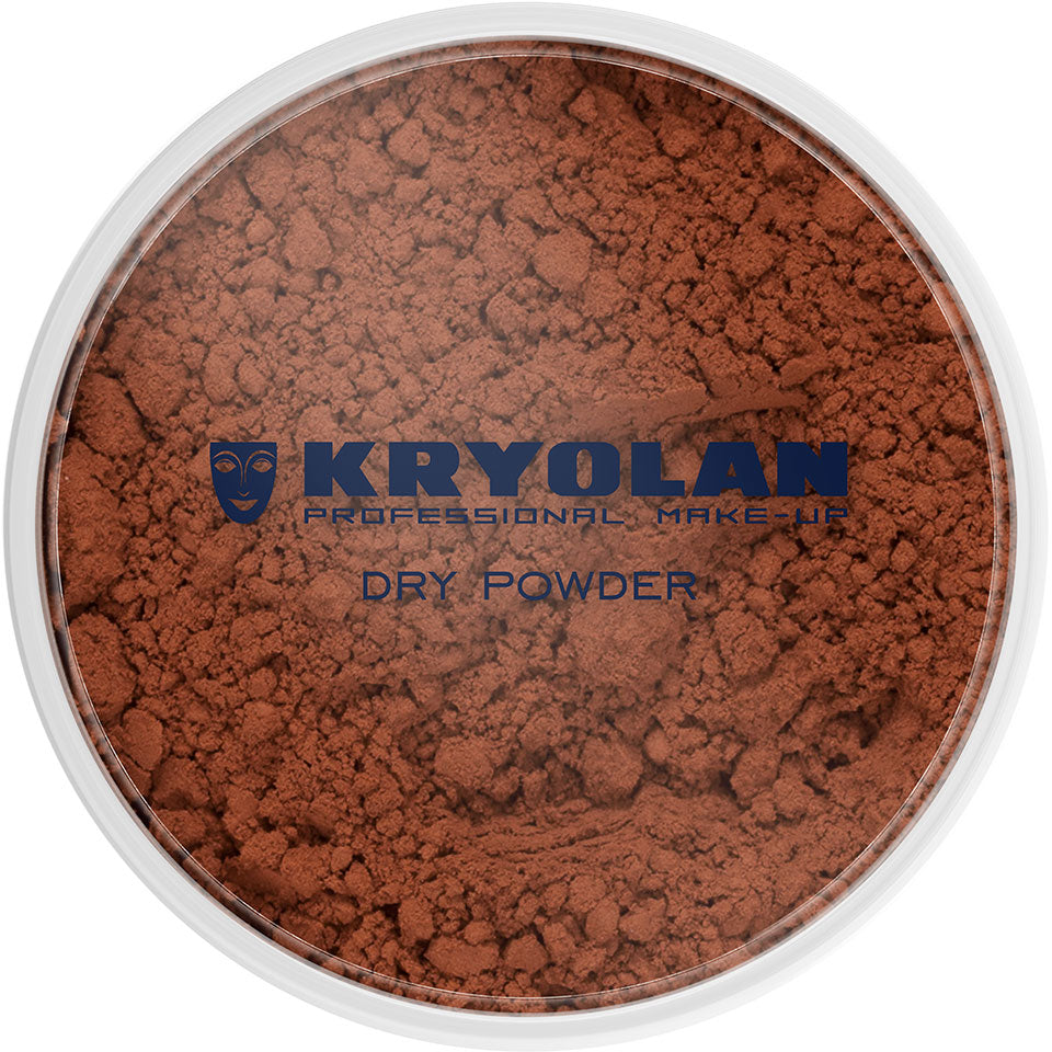 KRYOLAN Trockenpuder TP 7 – Mattierender Fixierpuder, 100g, Dose geschlossen