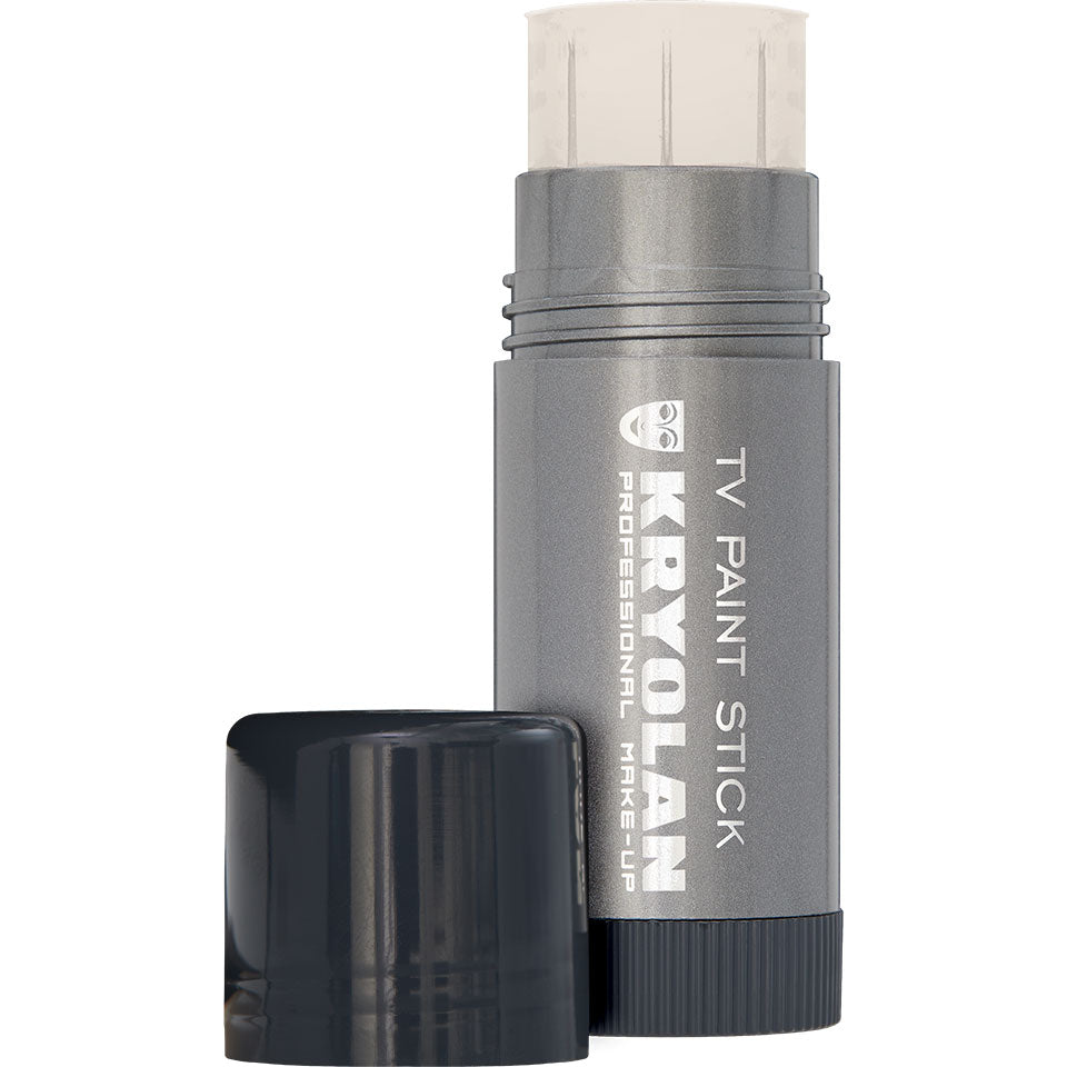 KRYOLAN TV Paintstick 00 – Profi-Foundation mit maximaler Deckkraft, 25g, Drehstick offen