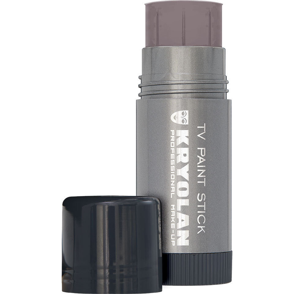 KRYOLAN TV Paintstick 32 A grau – Matte, langanhaltende Foundation für kreative Looks & Contouring, 25g, Drehstick offen
