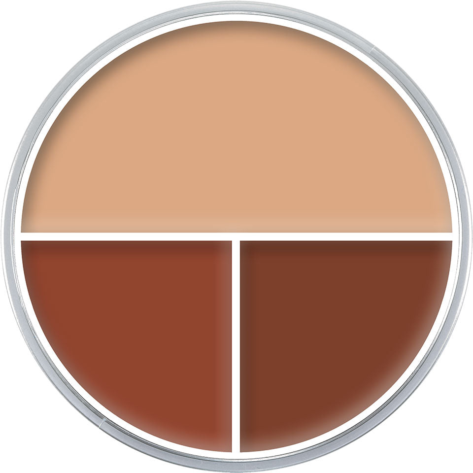 KRYOLAN Ultra Foundation Trio Variante 7 – Creme Make-up mit hoher Deckkraft, 40g