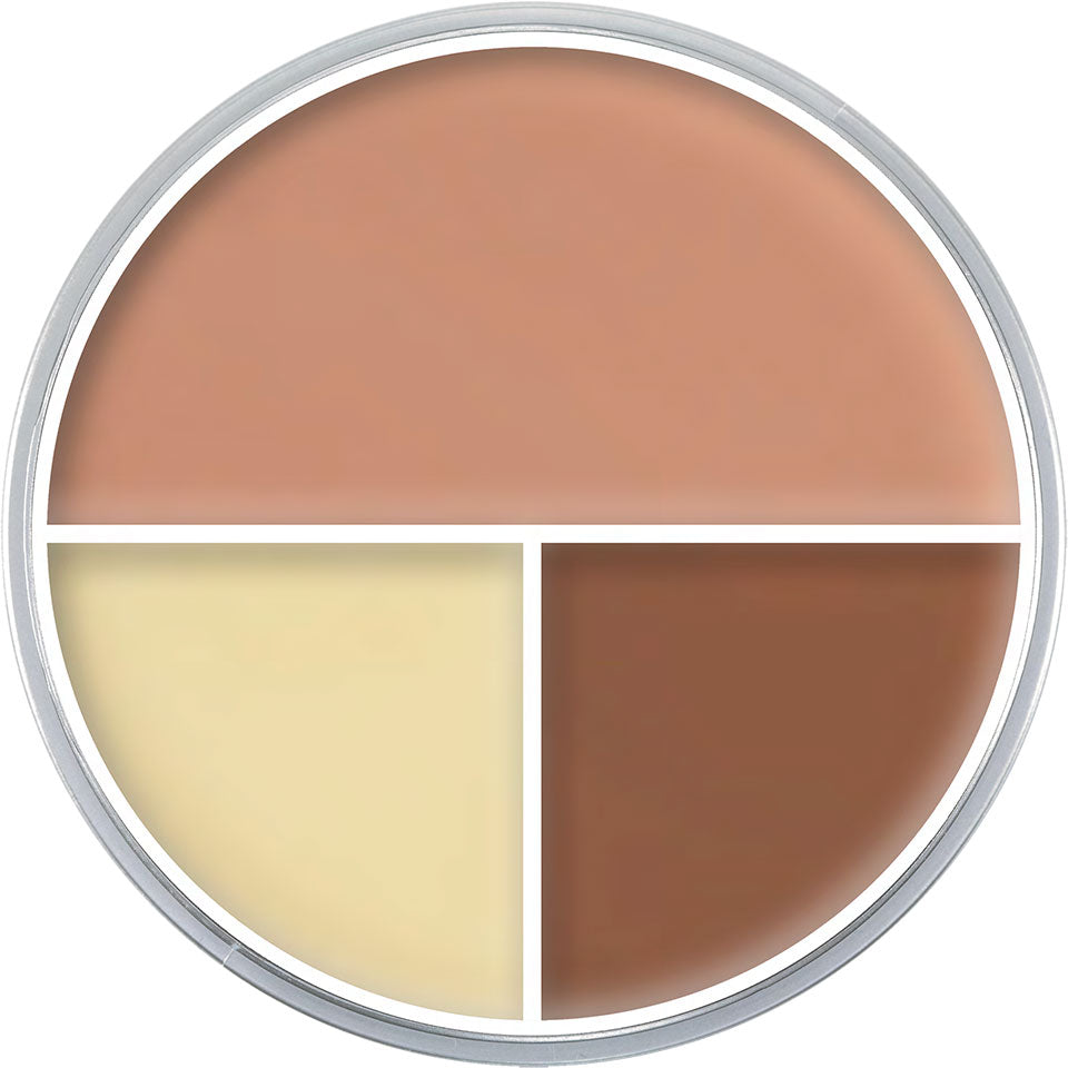 KRYOLAN Ultra Foundation Trio Variante D – Creme Make-up mit hoher Deckkraft, 40g