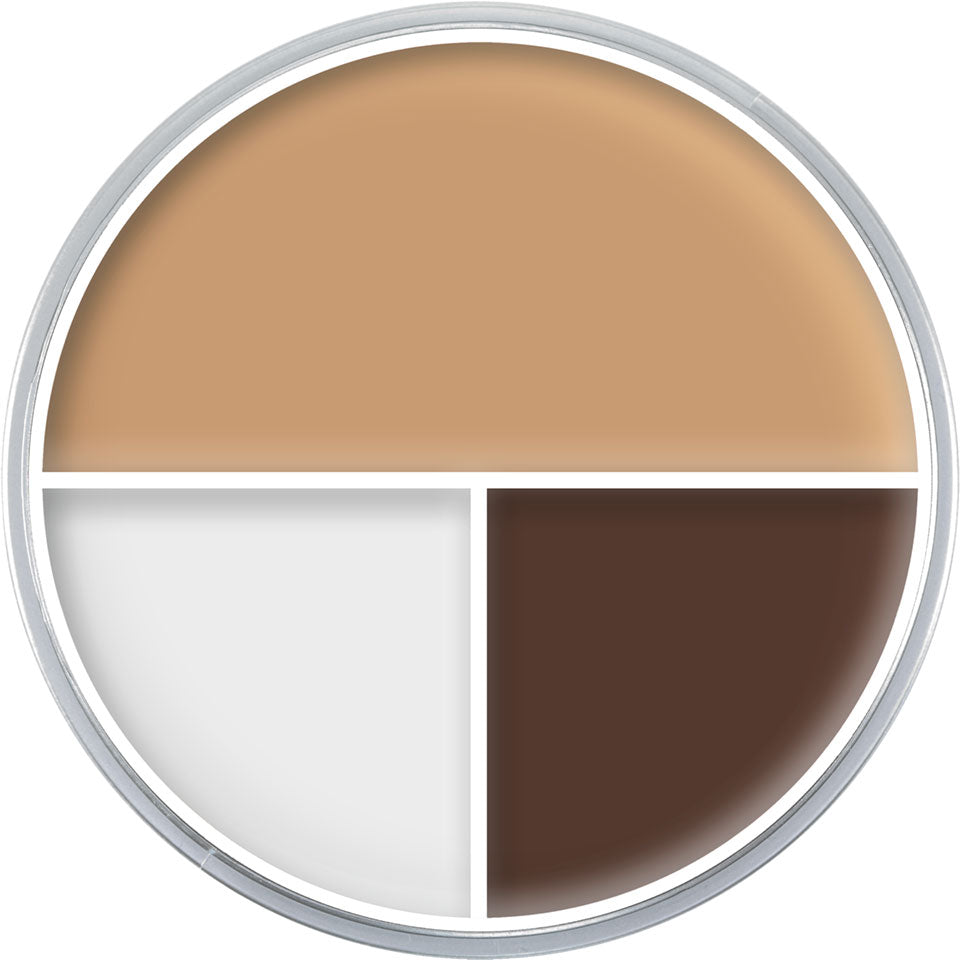 KRYOLAN Ultra Foundation Trio Variante F – Creme Make-up mit hoher Deckkraft, 40g