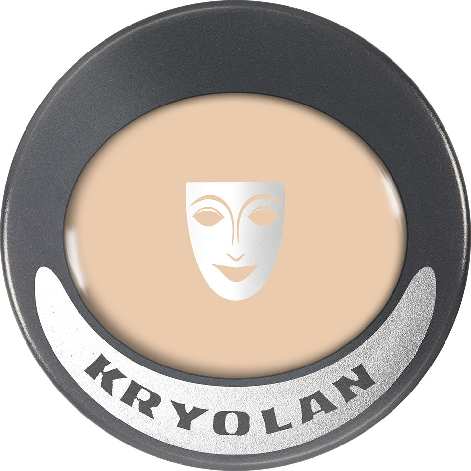 KRYOLAN Ultrafoundation fair olive – Profi-Creme-Make-up für makellosen Teint, 15g, Dose geschlossen
