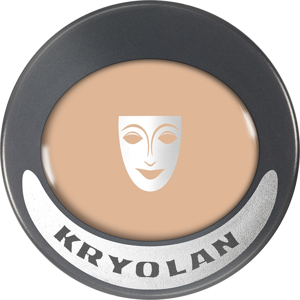 KRYOLAN Ultrafoundation ivory – Profi-Creme-Make-up für makellosen Teint, 15g, Dose geschlossen
