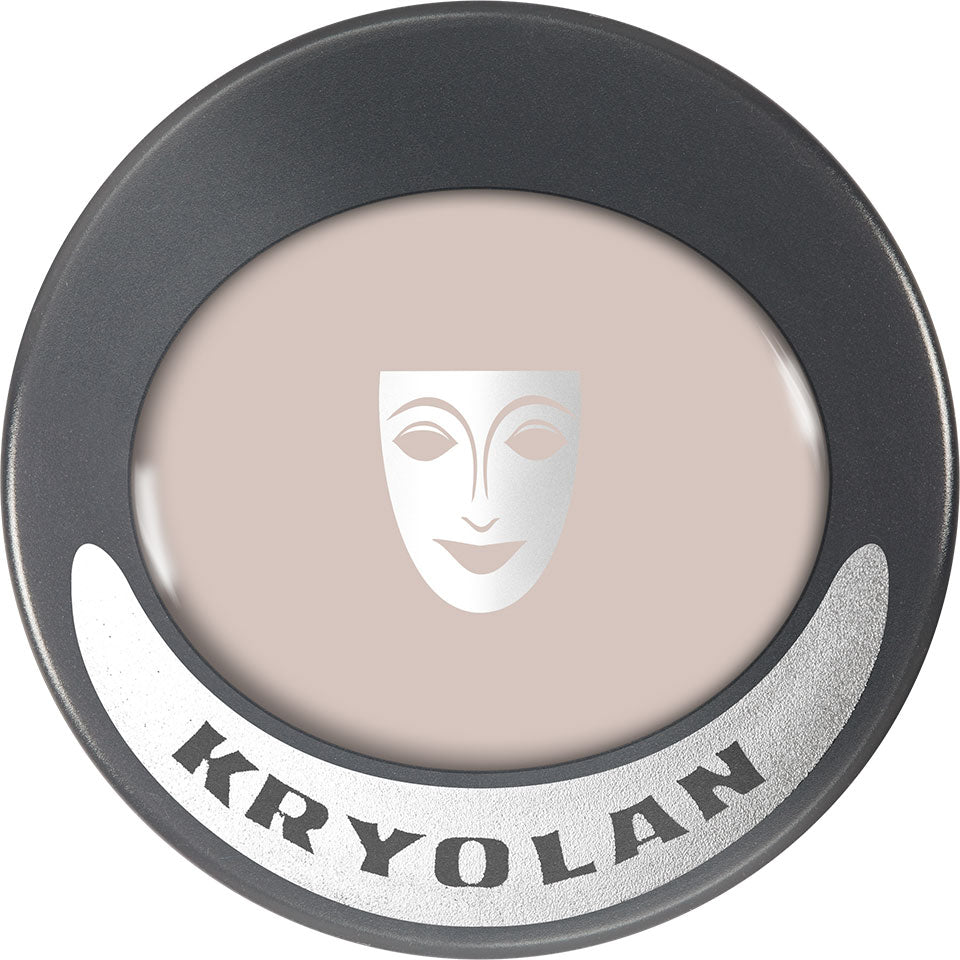KRYOLAN Ultrafoundation TV White – Profi-Creme-Make-up für makellosen Teint, 15g, Dose geschlossen