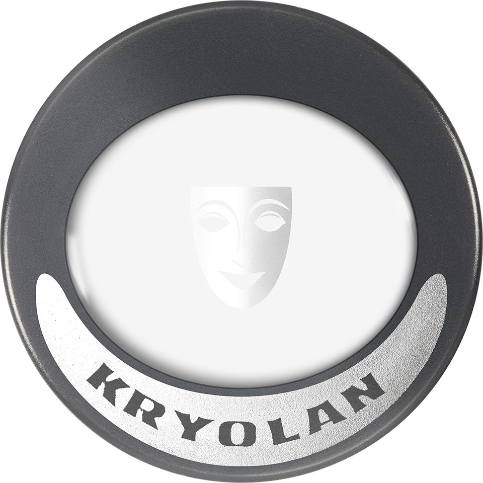 KRYOLAN Ultrafoundation white – Profi-Creme-Make-up für makellosen Teint, 15g, Dose geschlossen