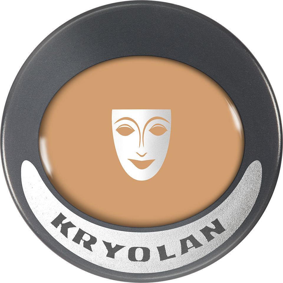 KRYOLAN Ultrafoundation yellow veil – Profi-Creme-Make-up für makellosen Teint, 15g, Dose geschlossen