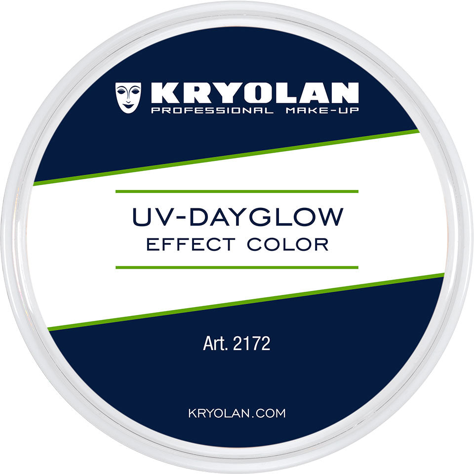 KRYOLAN UV-Dayglow Effect Color  – Neonfarbe für Schwarzlicht, 15ml
