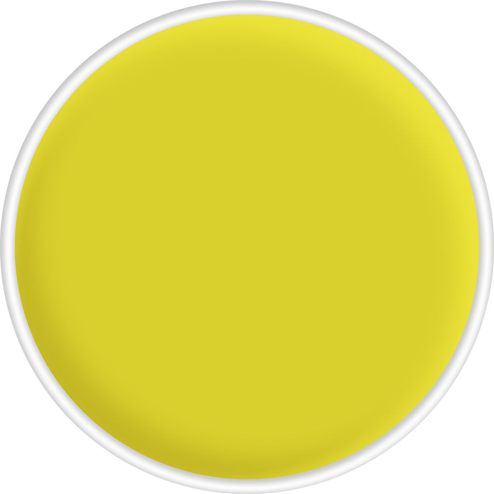KRYOLAN UV-Dayglow Effect Color Nachfüller yellow – Neonfarbe für Schwarzlicht, 4ml