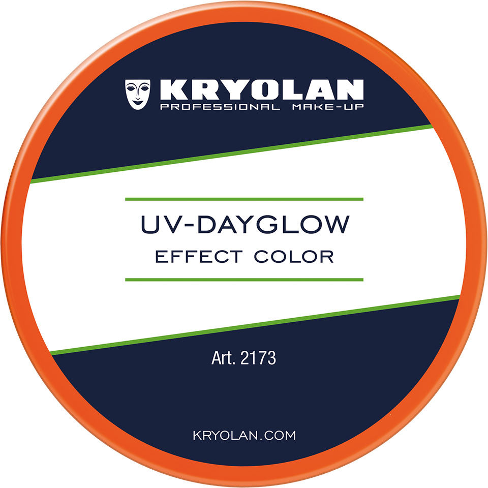 KRYOLAN UV-Dayglow Effect Color orange – Neonfarbe für Schwarzlicht, 55ml