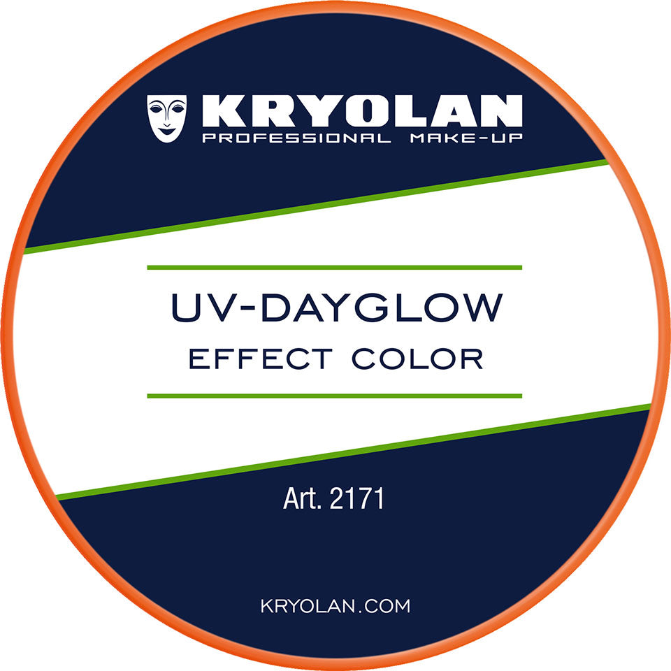 KRYOLAN UV-Dayglow Effect Color orange – Neonfarbe für Schwarzlicht, 8ml