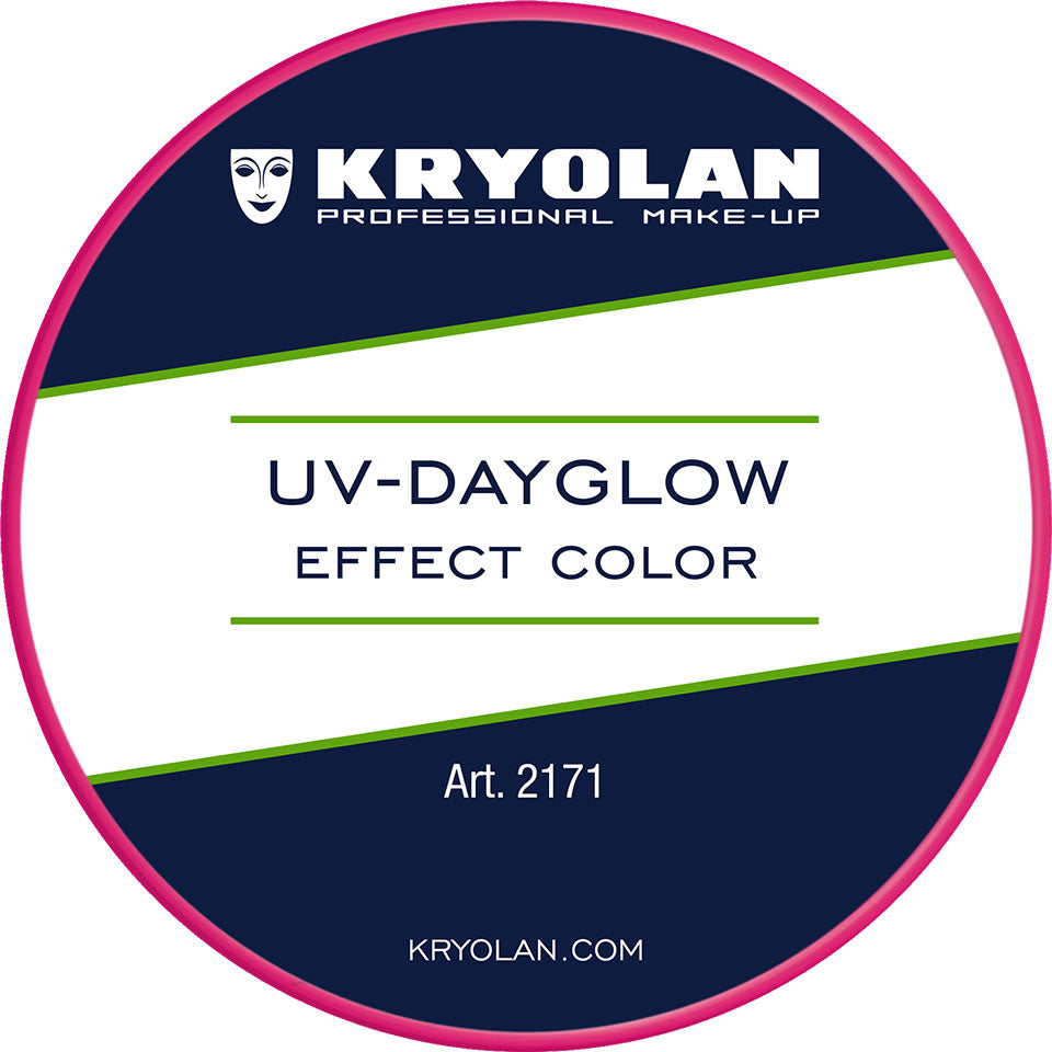 KRYOLAN UV-Dayglow Effect Color pink – Neonfarbe für Schwarzlicht, 8ml