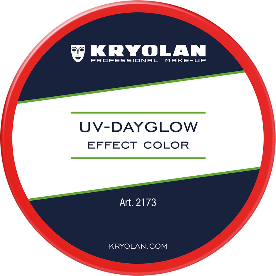 KRYOLAN UV-Dayglow Effect Color red – Neonfarbe für Schwarzlicht, 55ml