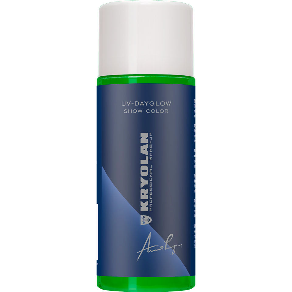 KRYOLAN UV-Dayglow Show Color UV green – für Schwarzlicht, 100ml