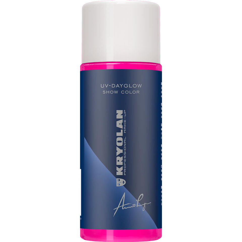 KRYOLAN UV-Dayglow Show Color UV pink – für Schwarzlicht, 100ml